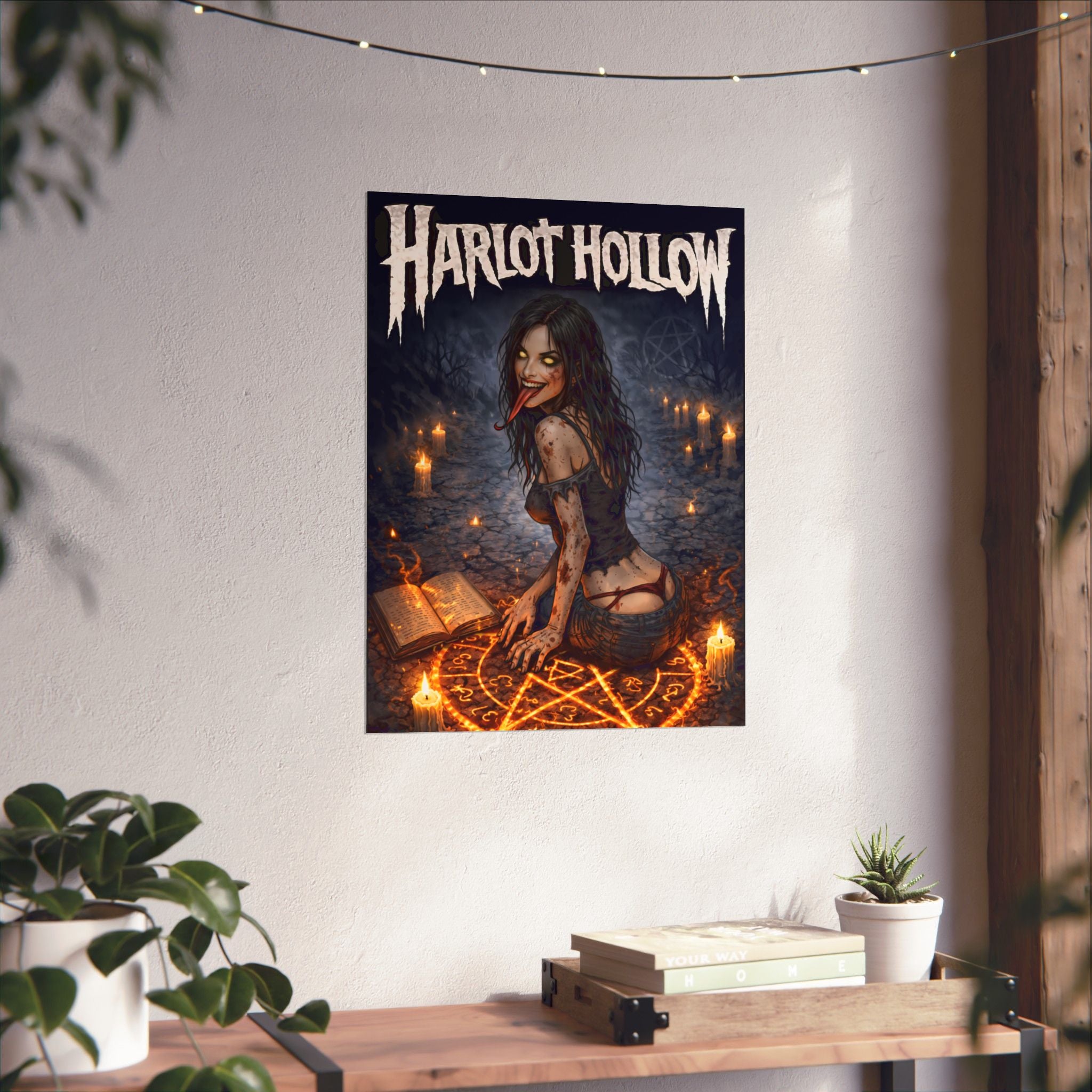 Harlot Hollow Summoning Circle Poster